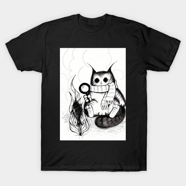 Adventure Cat T-Shirt by alien3287